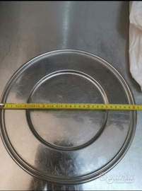 Sottopiatti argentati