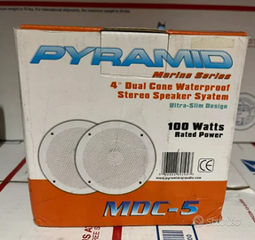 Casse Pyramid MDC5 100W Barca Motoscafo Auto