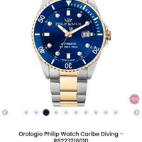 Orologio Philip watch mod . "caribe diving"