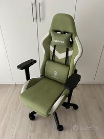 Sedia gaming con braccioli 4D