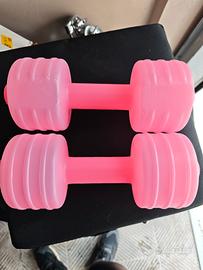 Set 2 manubri ricaricabili acqua o sabbia 