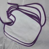 Pacco 6 bavaglini spugna