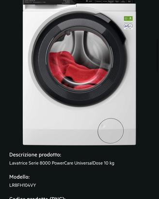 Lavatrice ed asciugatrice aeg serie 8000