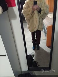 Pelliccia Vera pelle volpe bianca