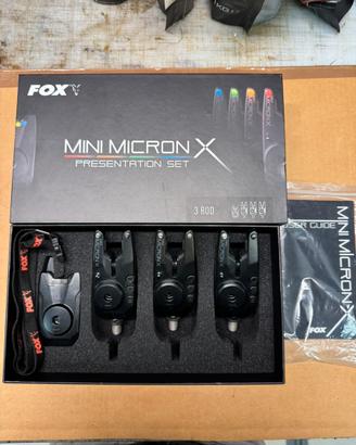 Fox mini micron x 3+1 / custodia Fox camo / snag