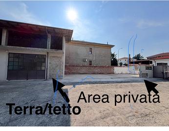 Terra/tetto e area privata
