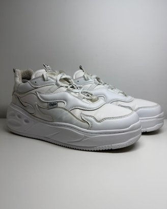 Buffalo Flat XTR – Scarpa bianca Vegan (Taglia 40)