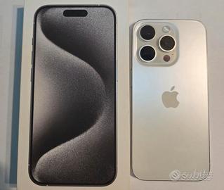 Iphone 15 Pro 256 titanium bianco