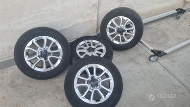 CERCHI IN LEGA DA 16 ORIGINALI FIAT 500X COMPLETI