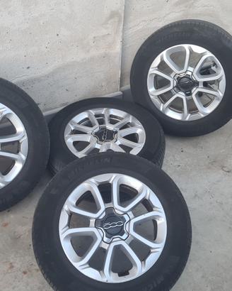 CERCHI IN LEGA DA 16 ORIGINALI FIAT 500X COMPLETI