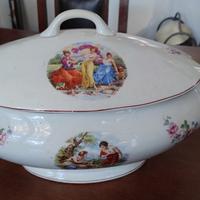 zuppiera antica ovale Laveno