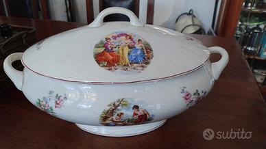 zuppiera antica ovale Laveno