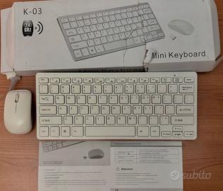 tastiera e mouse wireless 2.4Ghz