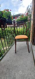 Sedia in ferro stile bistrot