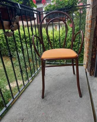 Sedia in ferro stile bistrot
