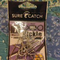 7x moschettoni sgancio rapido acciaio inox 63kg