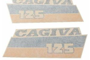 Coppia adesivi fianco serbatoio Cagiva Elefant 3 -