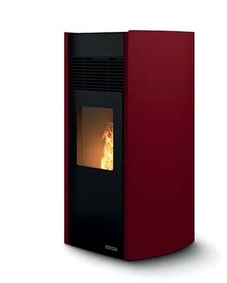 PALAZZETTI STUFA A PELLET MILÙ kW 8 BORDEAUX