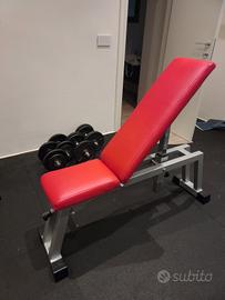 panca regolabile Technogym serie lux rigenerata