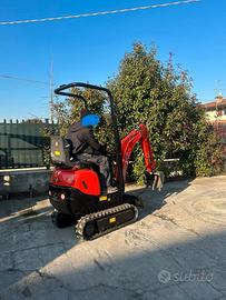 E213 Mini escavatore Neuson 10 q carro allargabile