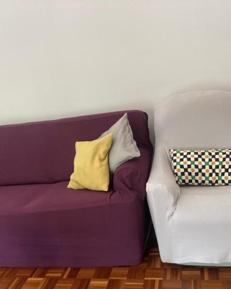 divano 2 posti e poltrona relax