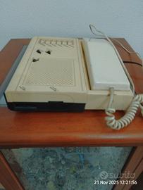 Radio‑sveglia vintage con telefono integrato – fun