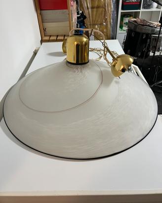 Lampadario vetro fatto a mano