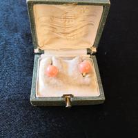 orecchini oro e corallo