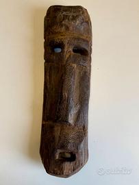 Maschera Dan Guere in legno, arte tribale etnica