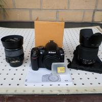 Nikon D3000 kit obiettivi