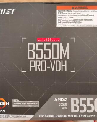 Scheda madre MSI B550 PRO-VDH - Socket AM4