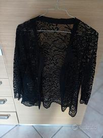 bolero di pizzo nero