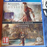 assassins creed origins + odissey ps4