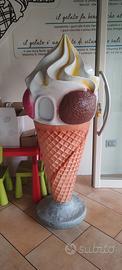 Cono gelato in resina 