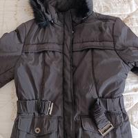 cappotto piumino invernale nero donna