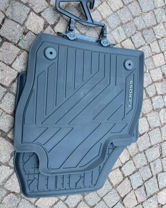 Set 3 tappetini originali Volkswagen T-Cross