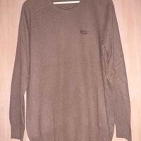 MAGLIONE UOMO MISTO LANA COLORE MARRONE