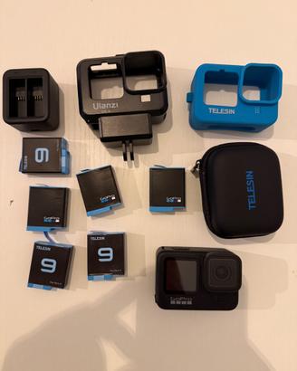 GoPro Hero 9 black con accessori
