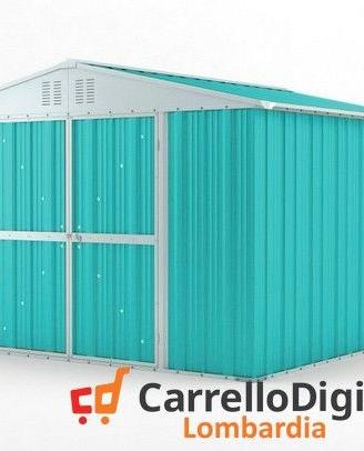 Box struttura lamiera Acciaio 327x307 azzurro