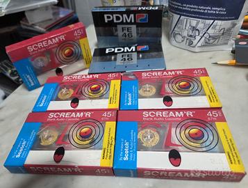 Audiocassette vergini nuove 46 Minuti