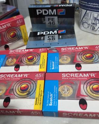 Audiocassette vergini nuove 46 Minuti
