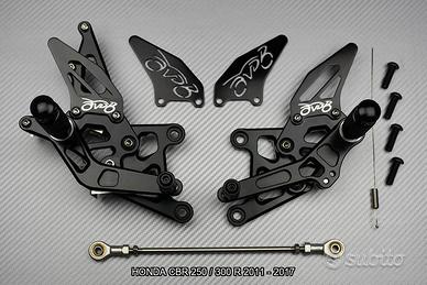 Pedane arretrate HONDA CBR 250 300 R 2011 - 2017