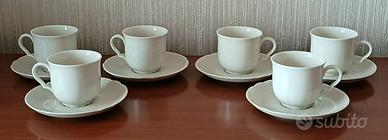 Tazzine da caffè con piattini Seltmann - 6 pezzi