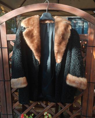 Cappotto con pelliccia vera