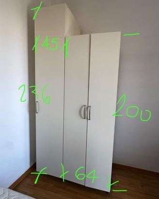 Armadi legno bianco