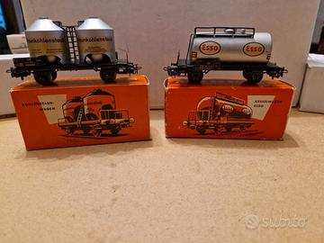 Marklin H0 Coppia Di Carri Merci OVP Rif C 24163.
