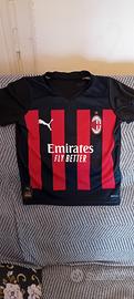 completo calcio bambino Milan 