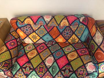 Divanetto 2 posti sfoderabile