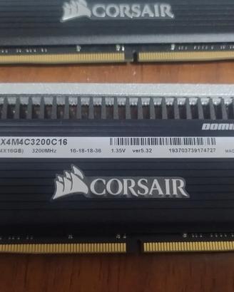 Corsair Dominator Platinum 64GB (4x16GB) DDR4 3200
