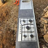 Top con lavello e forno
